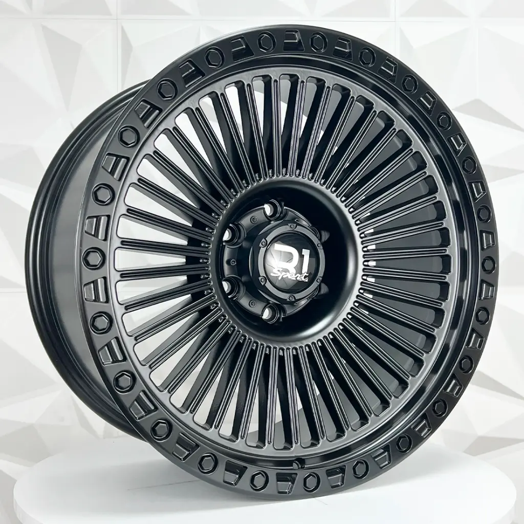 【Rinco】 205526] RIN 20X9 6-135 R1 SPORT FBX086 MATT BLACK ET0 CB87.1